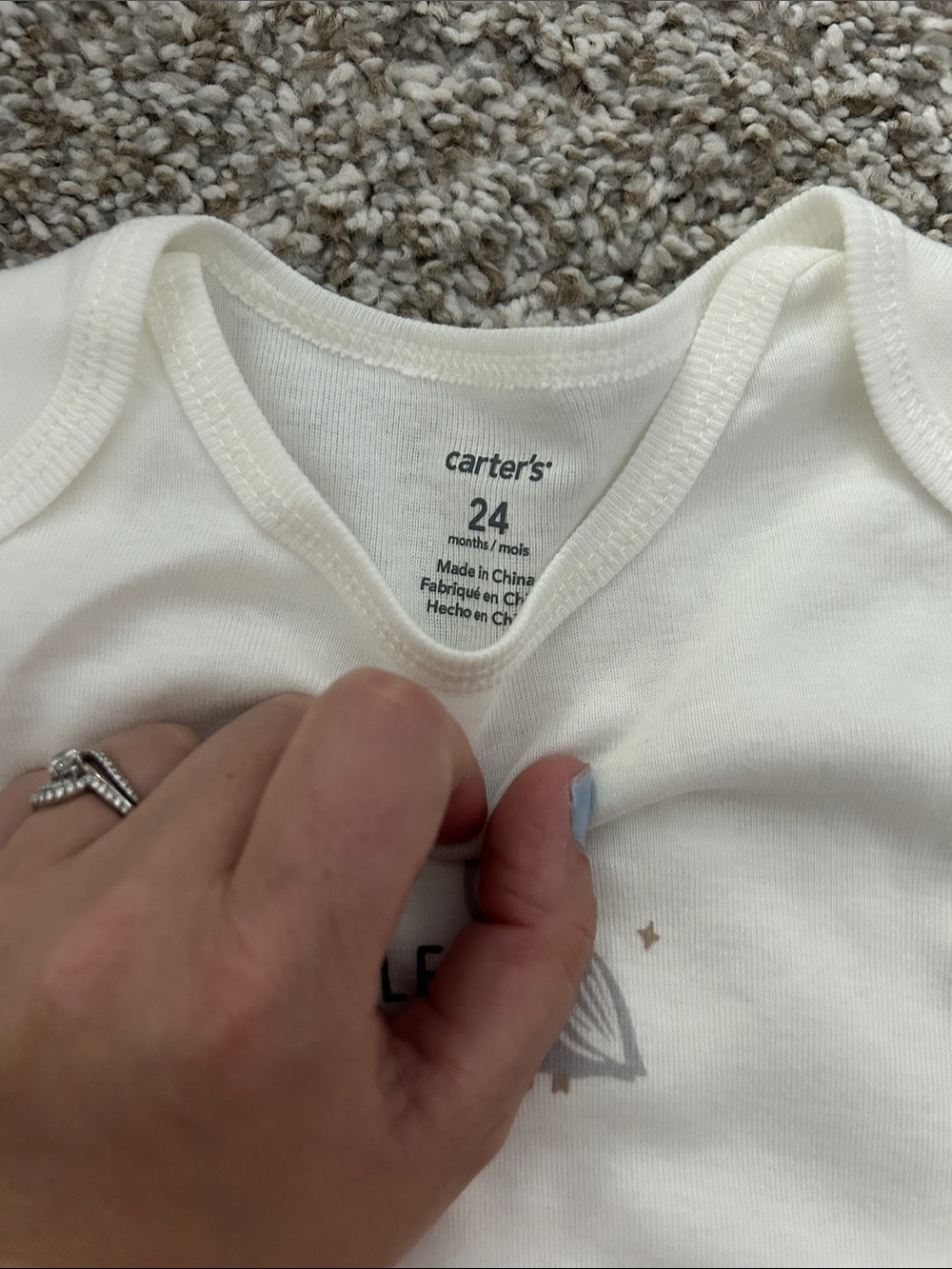 Carter's Gender Neutral 'Little One' Owl 2 Piece Set - Picture 3 of 5